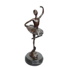 Dancer Brass Statue Ballerina Craft Decor Bronze Sculpture Tpy-296